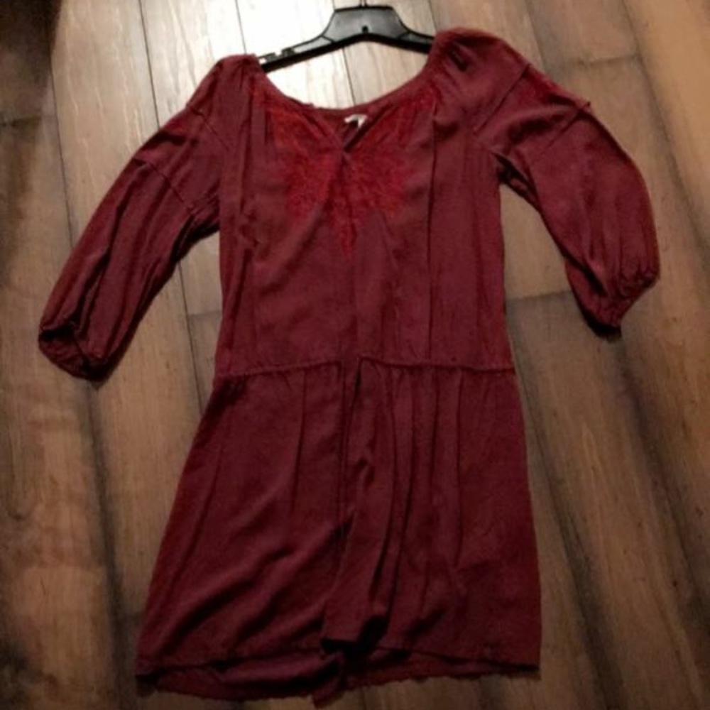 Maroon dress